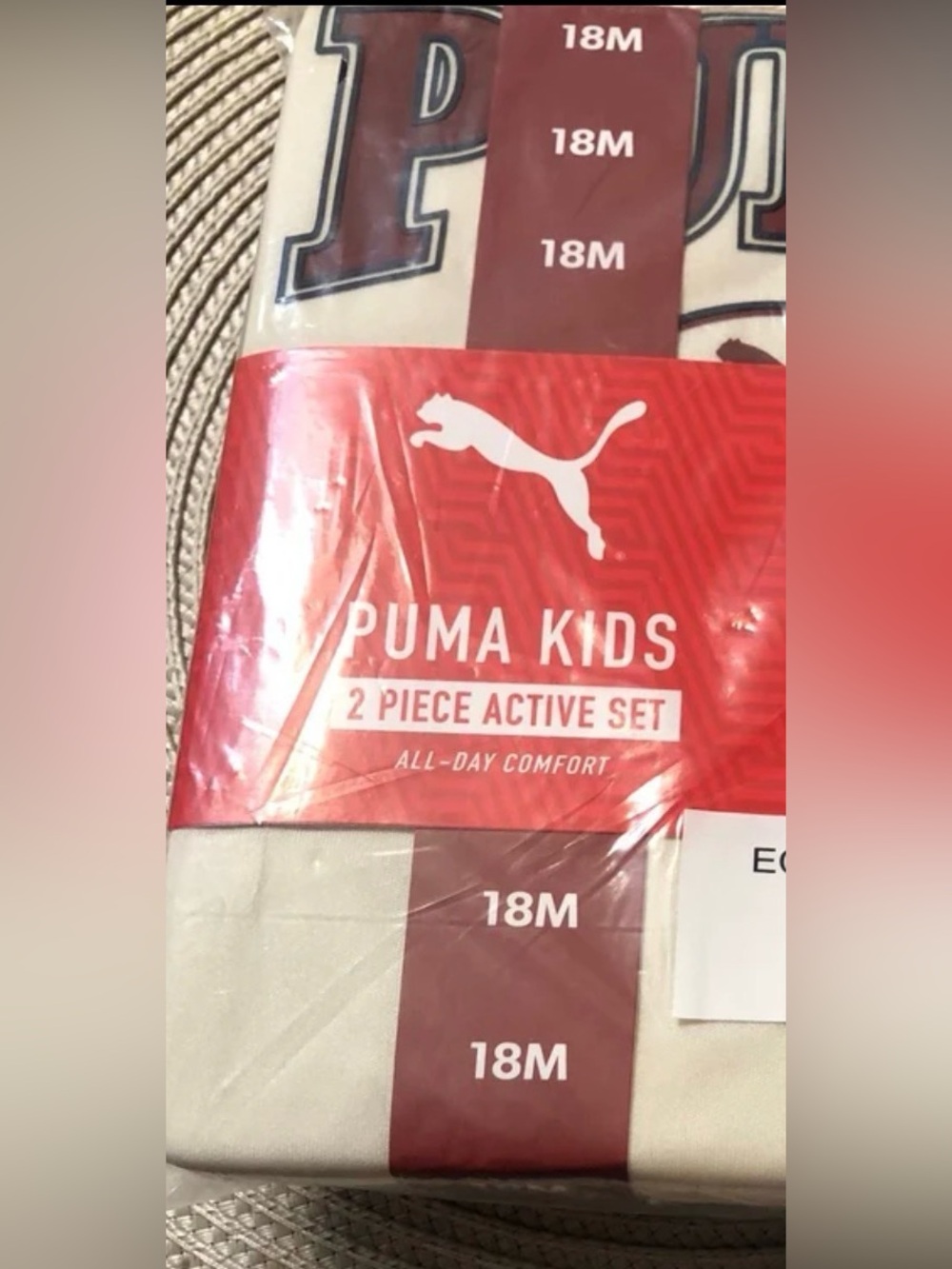 Puma Baby Boys 2 Pc Summer Outfit T-Shirt & Jogger Sweatpants Size 18 Months NWT - Picture 6 of 10